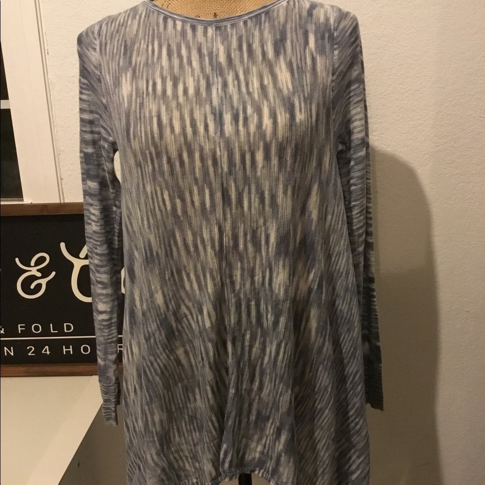 Long grey sweater